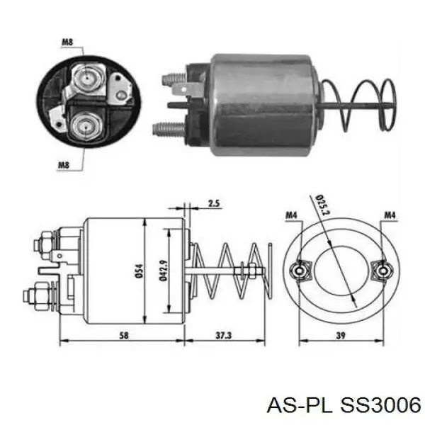 Interruptor solenoide As-pl SS3006
