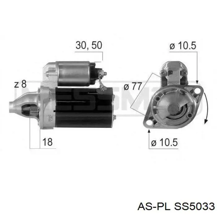 Interruptor solenoide As-pl SS5033