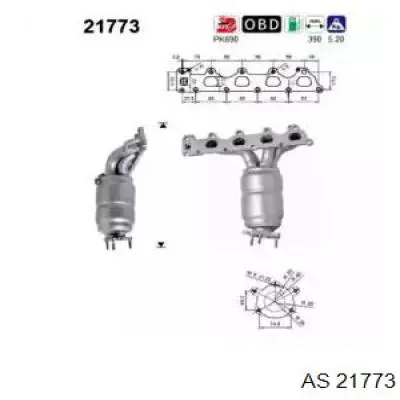 Comprar 21773 AS/Auto Storm Colector de escape