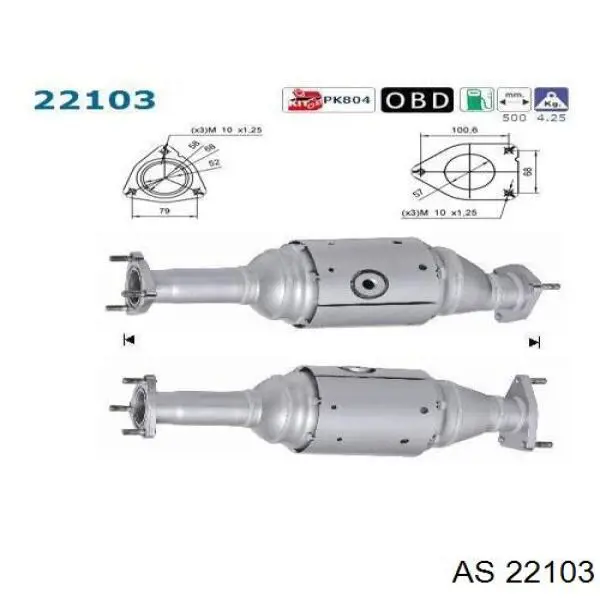 Catalizador Honda Accord 7 (CM, CN)