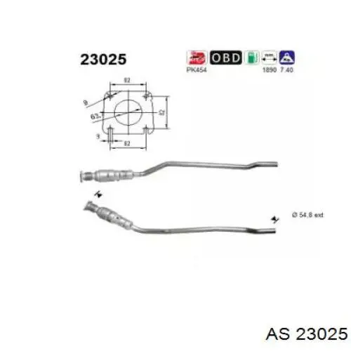 Catalizador Chrysler 4880224AB precio, desde 481,24 EUR