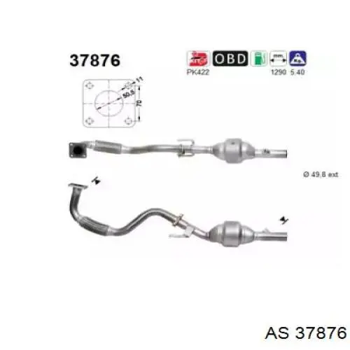 Comprar 37876 AS/Auto Storm Catalizador