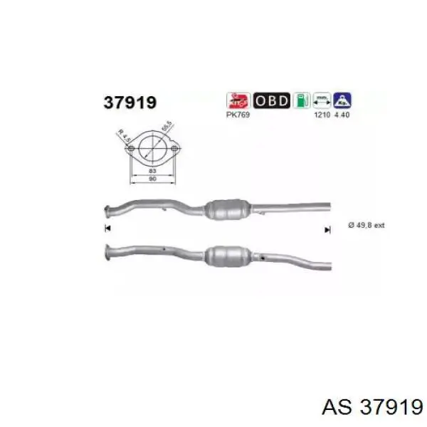 Comprar 37919 AS/Auto Storm Catalizador