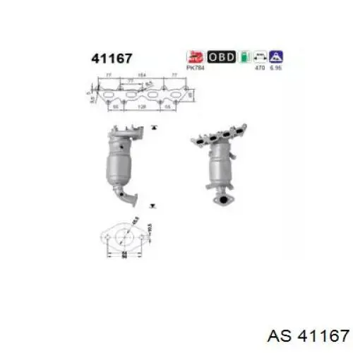 AR01297K Veneporte Catalizador de gasolina y diésel