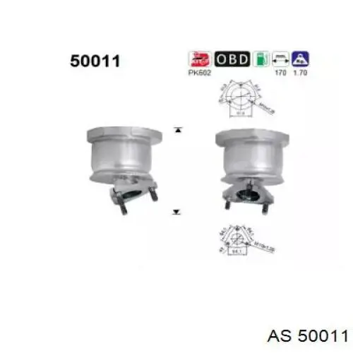 Comprar 96567220 General Motors Catalizador