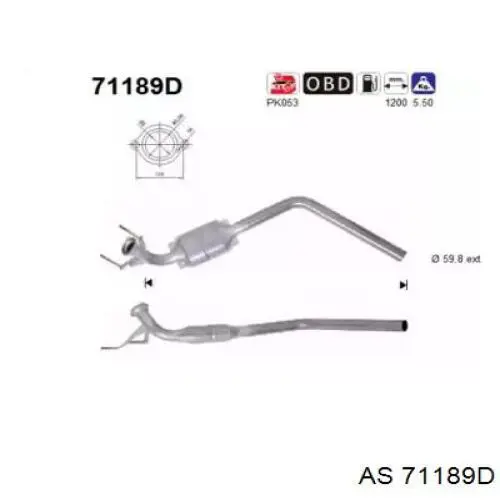 Comprar A6384904219 Mercedes Catalizador