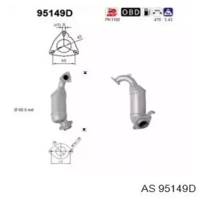 250510N020 Toyota Catalizador de gasolina y diésel