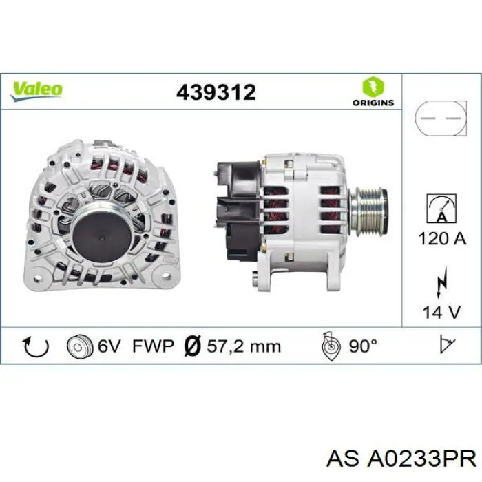 CA1441 HC Parts alternador