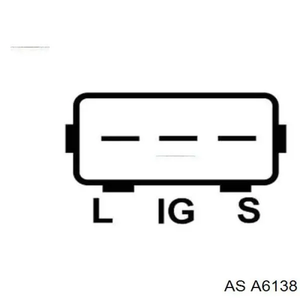 A6138 AS/Auto Storm Alternador de coche