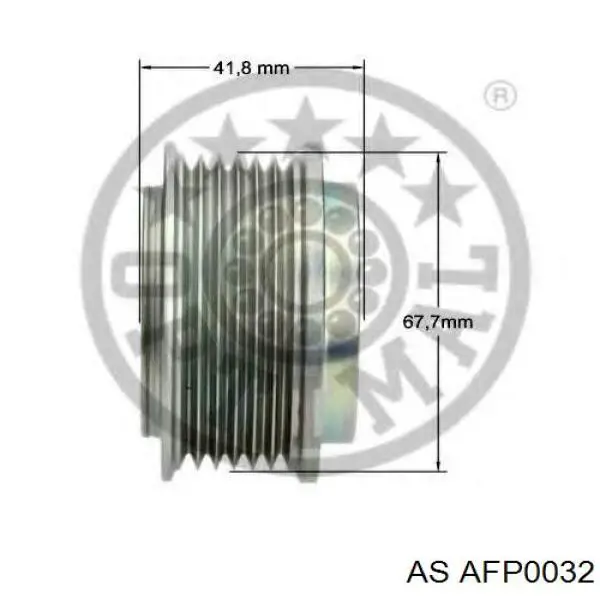 Polea alternador AFP0032 AS/Auto Storm