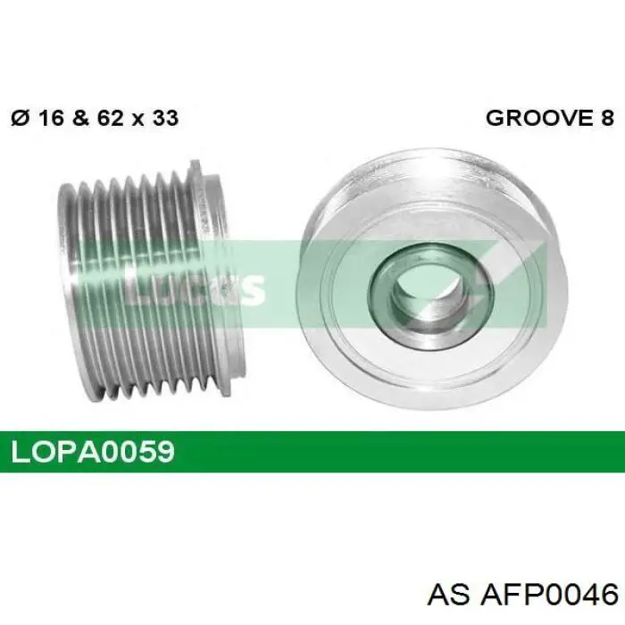 AFP0046 AS/Auto Storm poleas juego de piezas