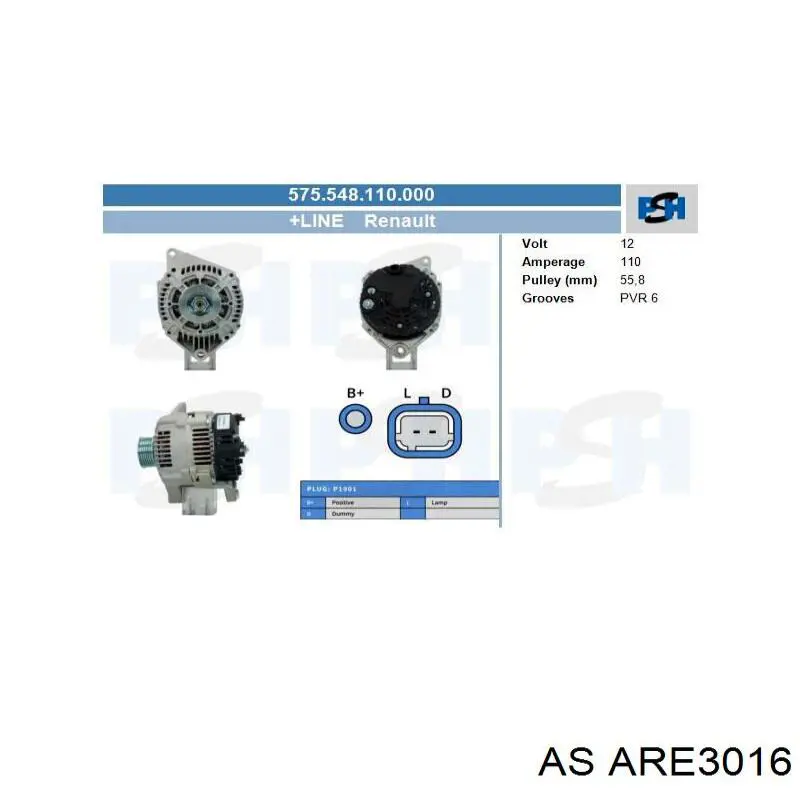 Comprar ARE3016 AS/Auto Storm Regulador del alternador