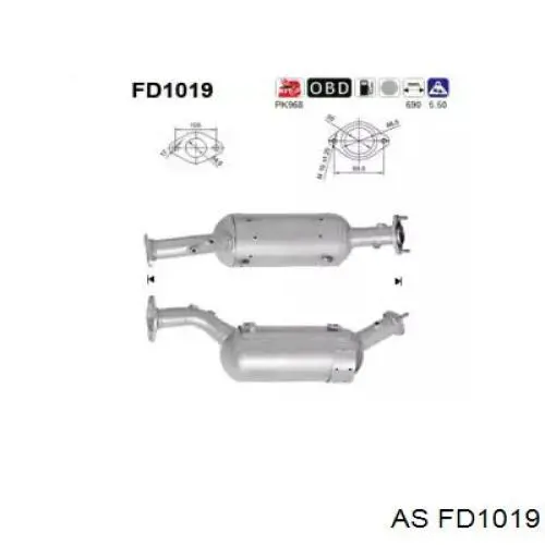Comprar BM11049 BM Catalysts Filtro de partículas (FAP)