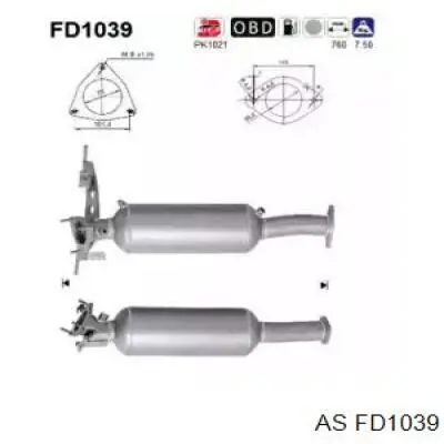 Comprar FD1039Q AS/Auto Storm Filtro de partículas (FAP)