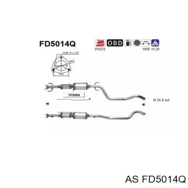 Comprar BM11028HP BM Catalysts Filtro de partículas (FAP)