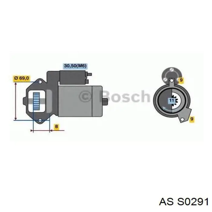 Comprar S0291 AS/Auto Storm Motores de arranque