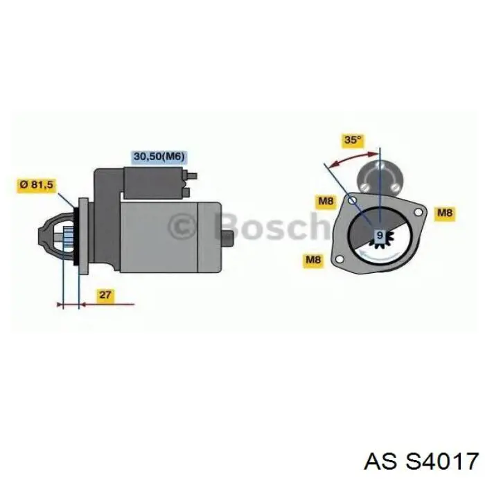 1319555088 Iveco motor de arranque