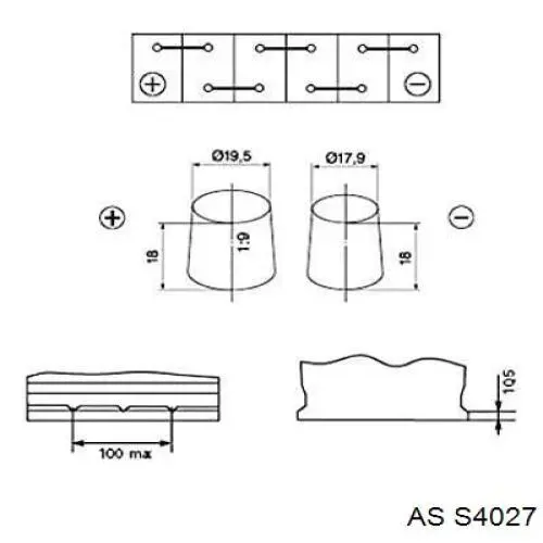 S4027 AS/Auto Storm motor de arranque