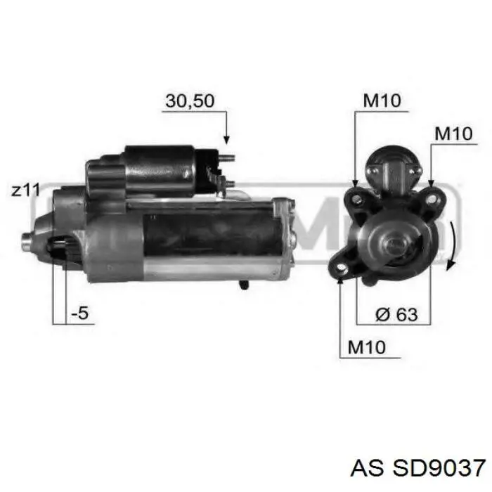 Bendix, motor de arranque Jaguar X-type CF1