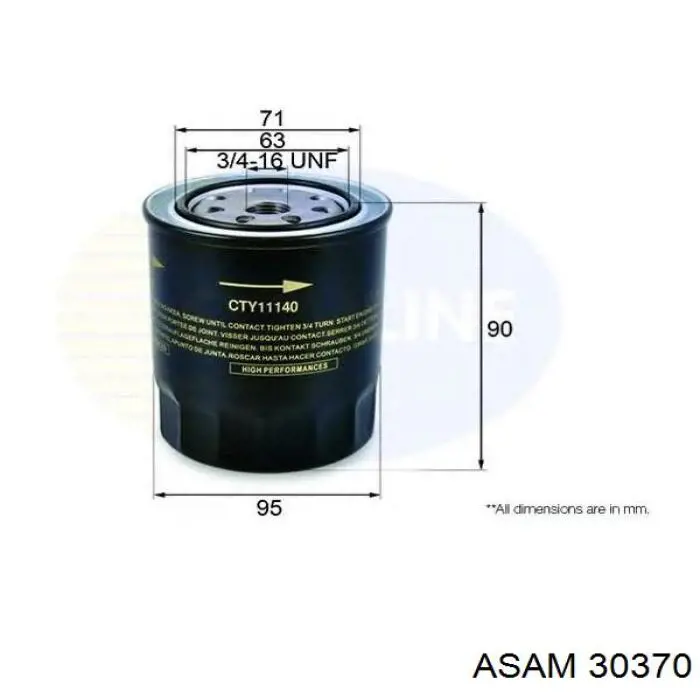 30370 Asam kit de embrague (3 partes)