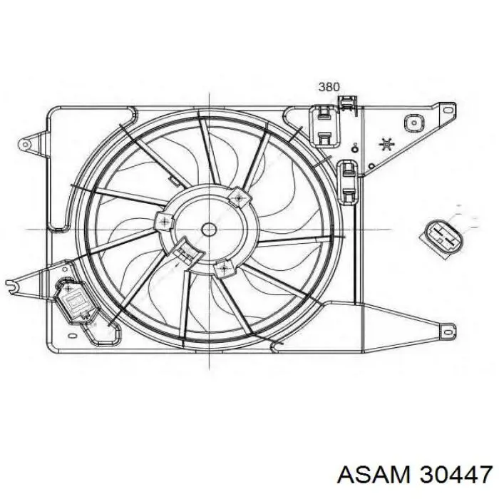 Comprar 0130307107 Renault (RVI) Ventilador de radiador