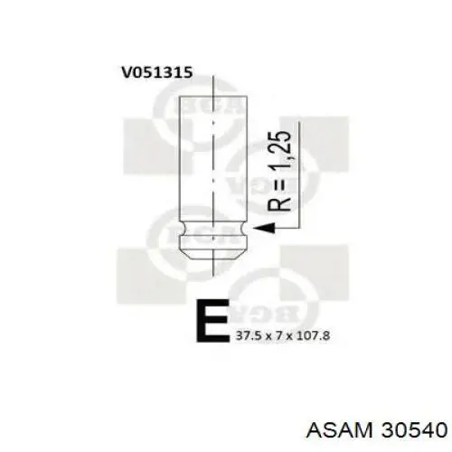30540 Asam árbol de transmisión delantero izquierdo