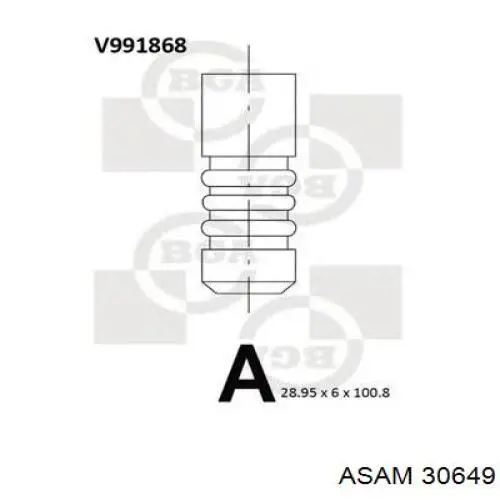 Comprar 30649 Asam Válvula escape