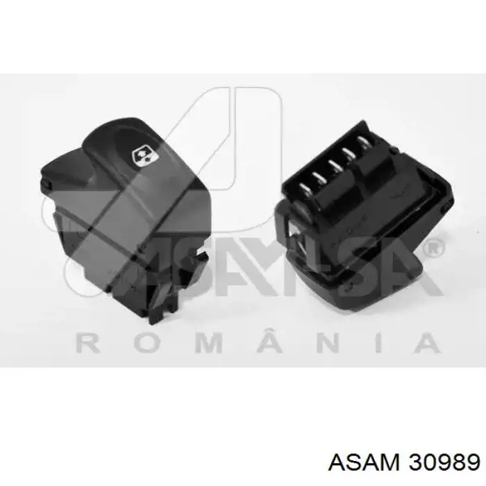 Comprar 30989 Asam Botón de encendido del motor del elevalunas trasero