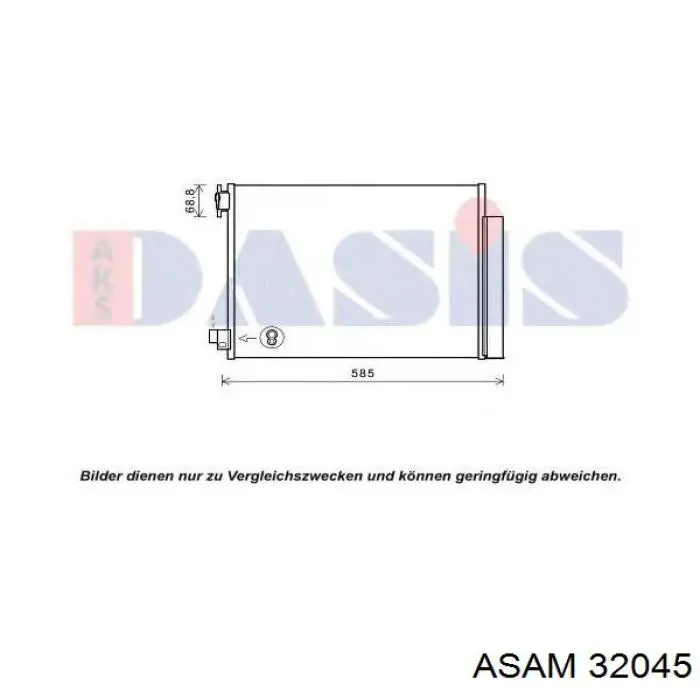 8660003626 Renault (RVI) Radiador de aire acondicionado