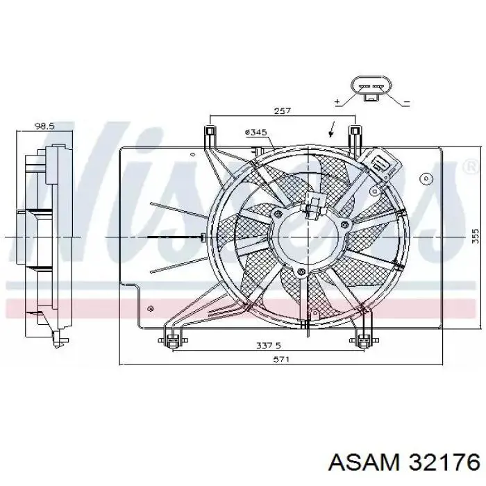 32176 Asam radiador