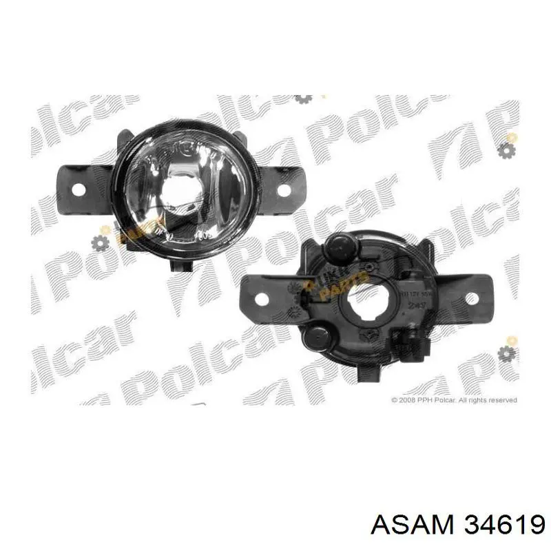 Faro antiniebla derecho Asam 34619 precio, desde 23,06 EUR