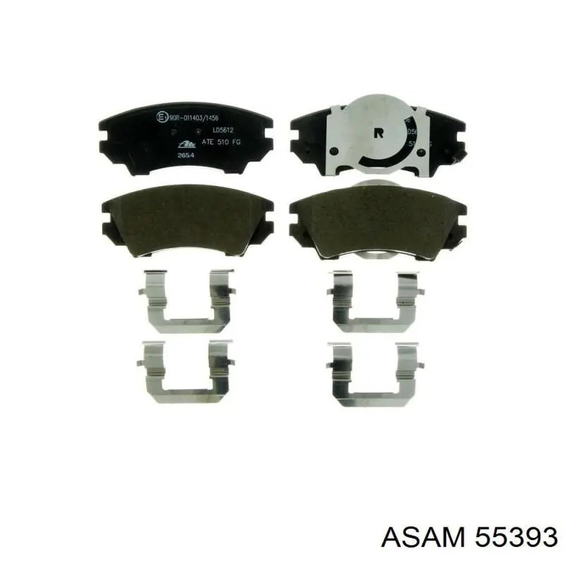 Pastillas de freno 55393 Asam