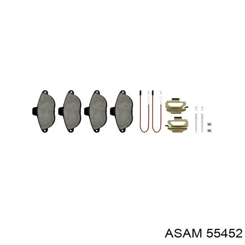 Pastillas freno delanteras Asam 55452 precio, desde 26,03 EUR