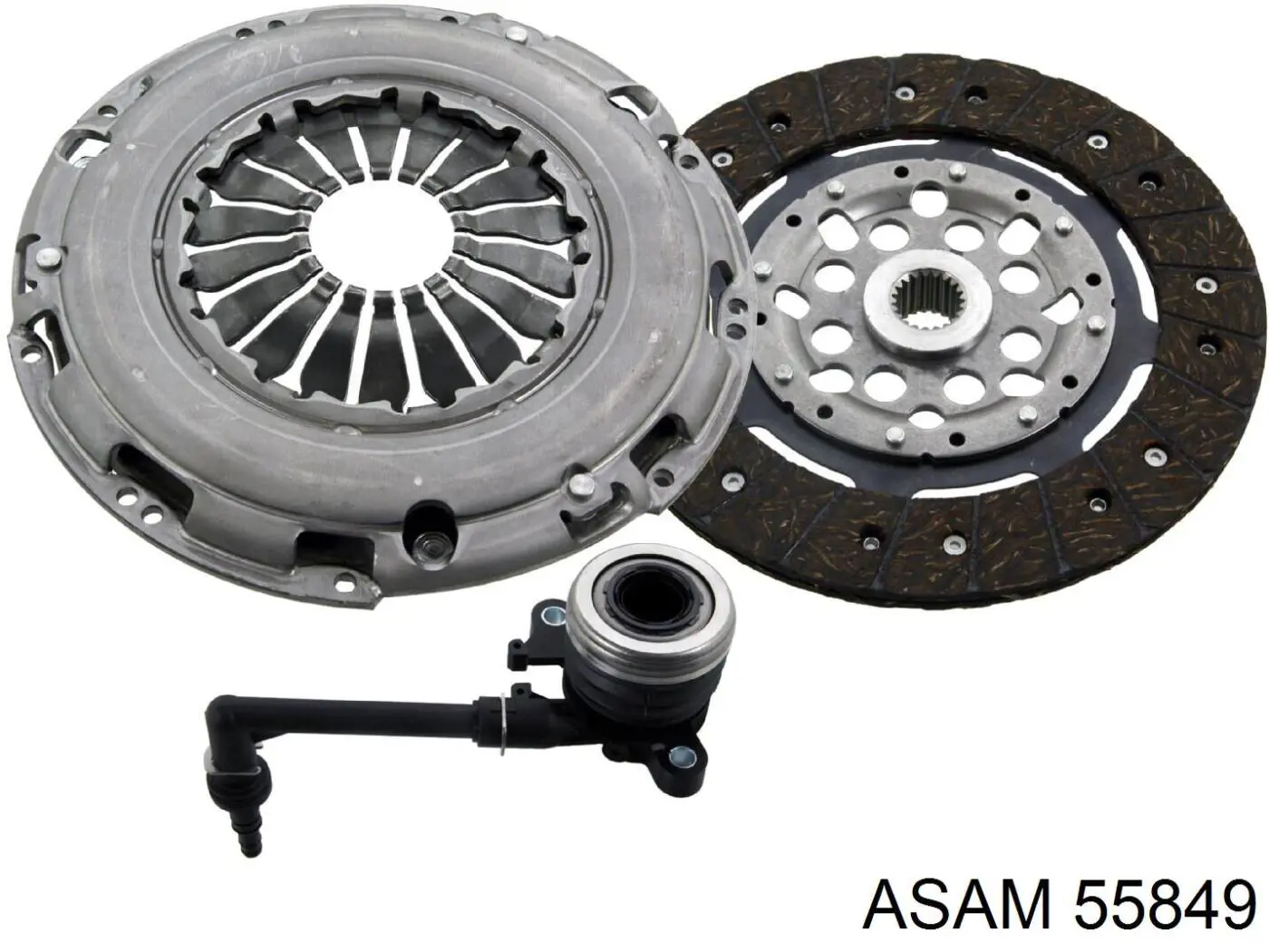 55849 Asam kit de embrague (3 partes)