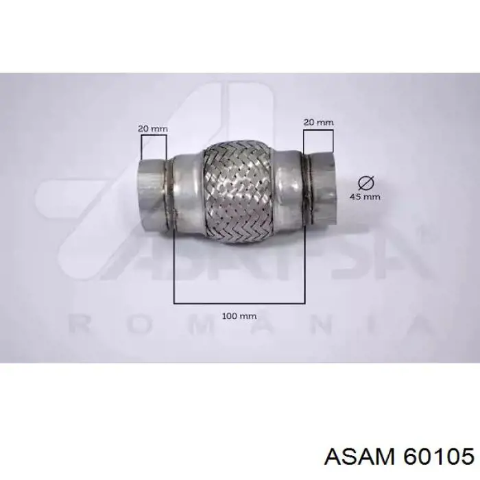 940 0002 Autotechteile chapa ondulada del silenciador