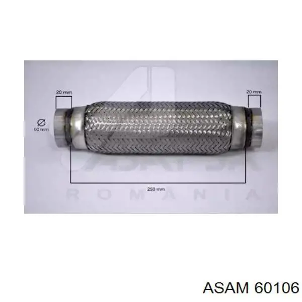 JMJ 64X250P JMJ chapa ondulada del silenciador