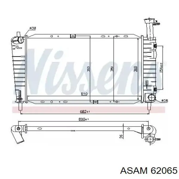 Tubo flexible de escape Asam 62065 precio, desde 9,51 EUR