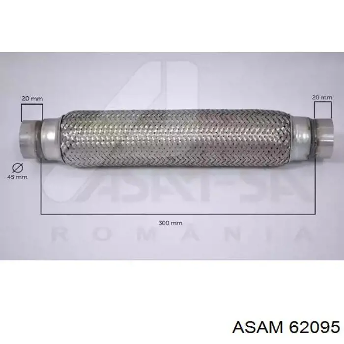 Tubo flexible de escape Asam 62095 precio, desde 12,60 EUR