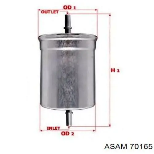 Comprar 70165 Asam Filtros de aceite