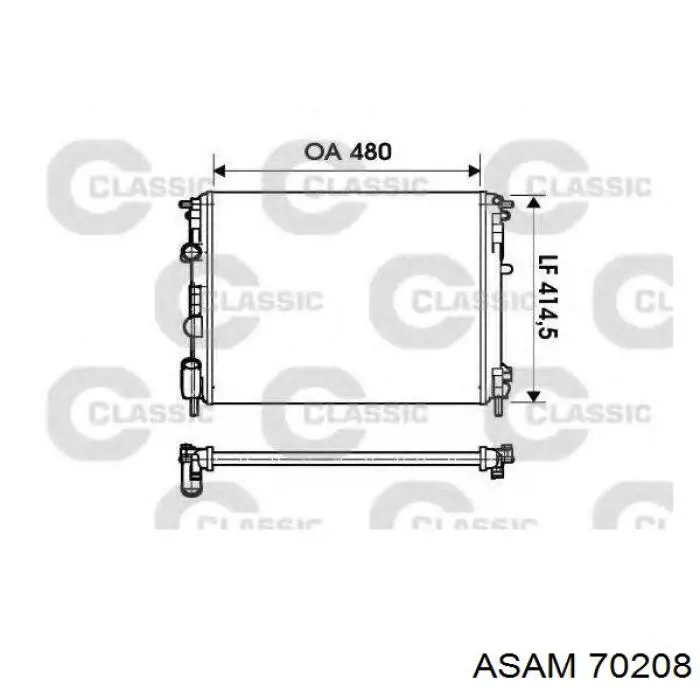 Água radiador Asam 70208 precio, desde 49,37 EUR
