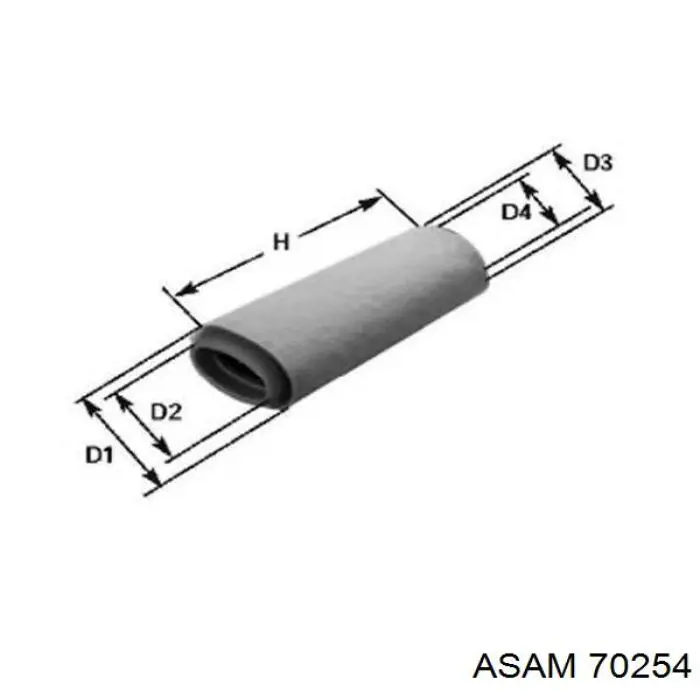 Comprar 70254 Asam Filtro de aire