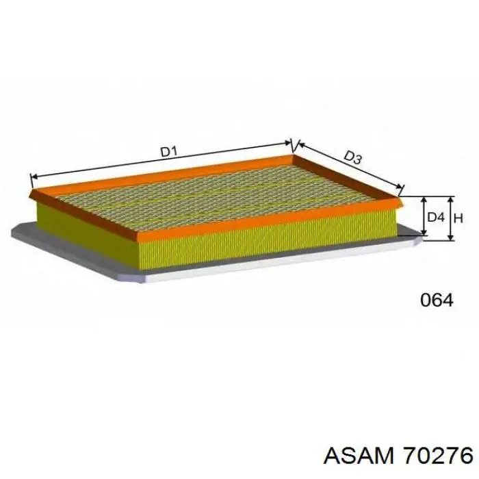 Comprar 70276 Asam Filtro de aire