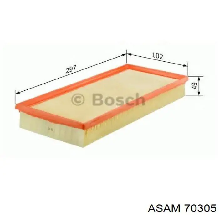 El filtro de aire Asam 70305 precio, desde 5,72 EUR