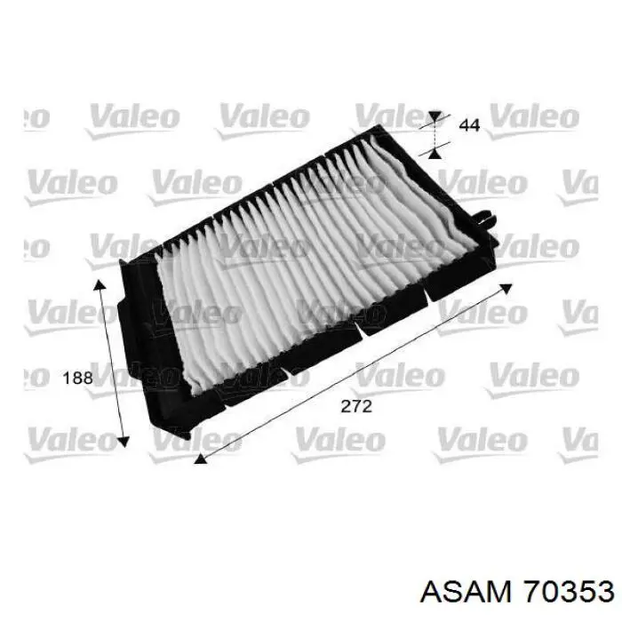 Filtro de cabina Asam 70353 precio, desde 8,83 EUR