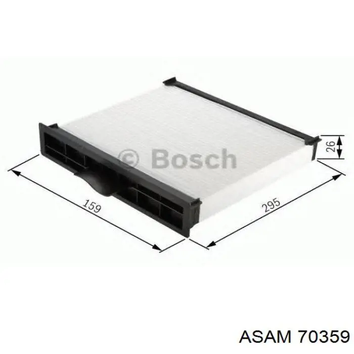 Filtro de cabina Asam 70359 precio, desde 8,45 EUR