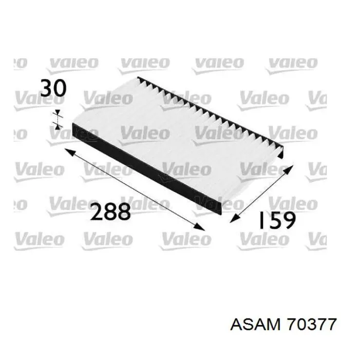 Filtro de cabina Asam 70377 precio, desde 7,61 EUR