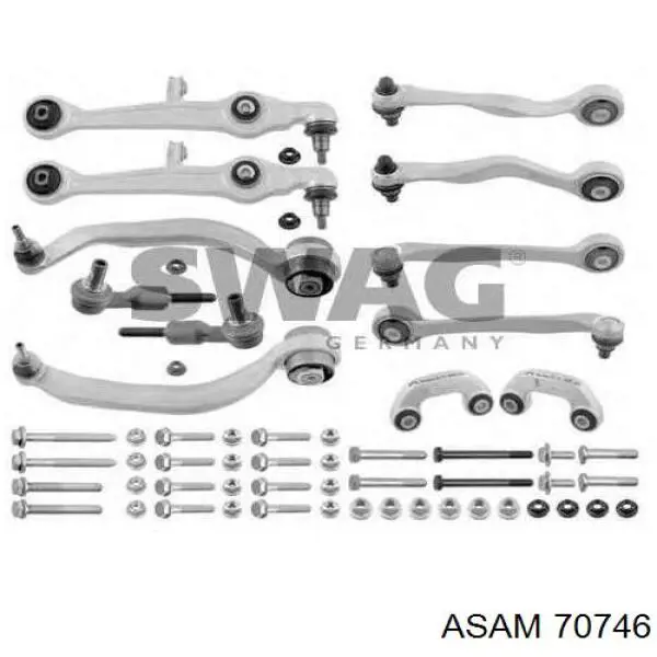 70746 Asam kit de brazo de suspension delantera
