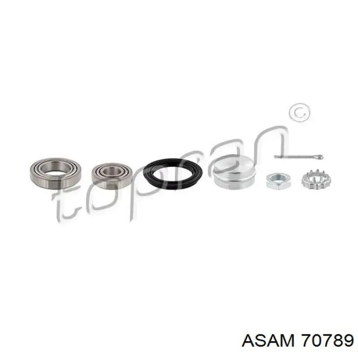 Cojinete de rueda trasero Volkswagen Jetta 2 19E, 1G2, 165, 167