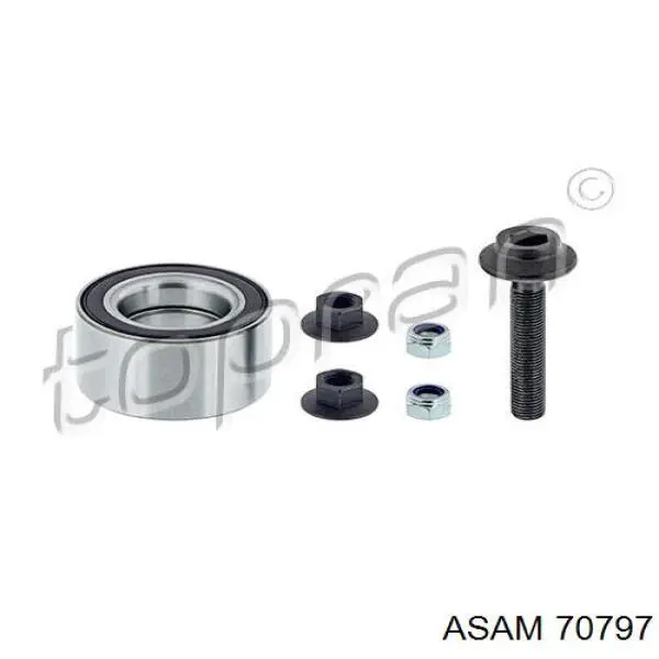 Cojinete de cubo delantero Asam 70797 precio, desde 28,82 EUR