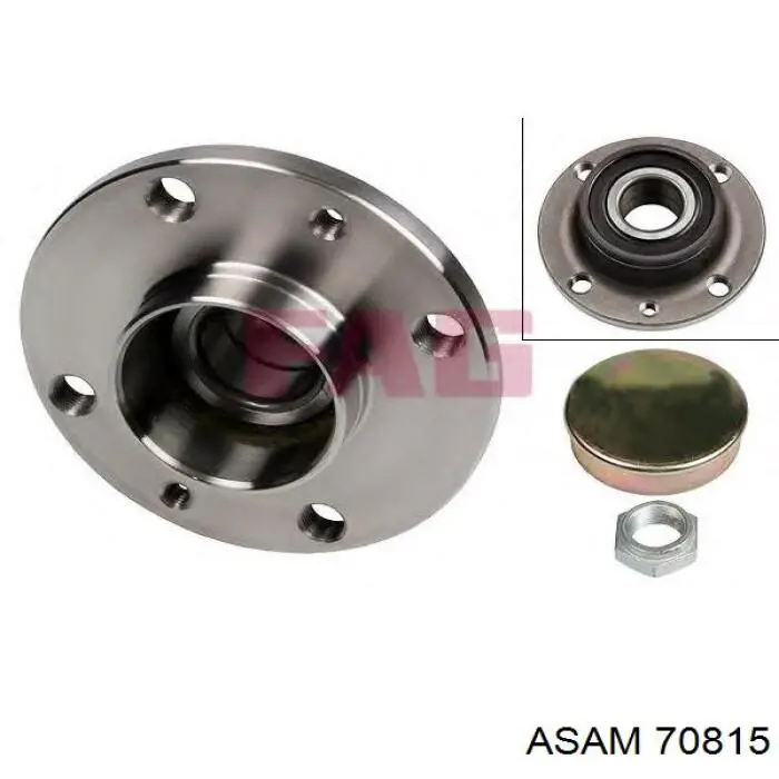 Buje de rueda Asam 70815 precio, desde 48,32 EUR